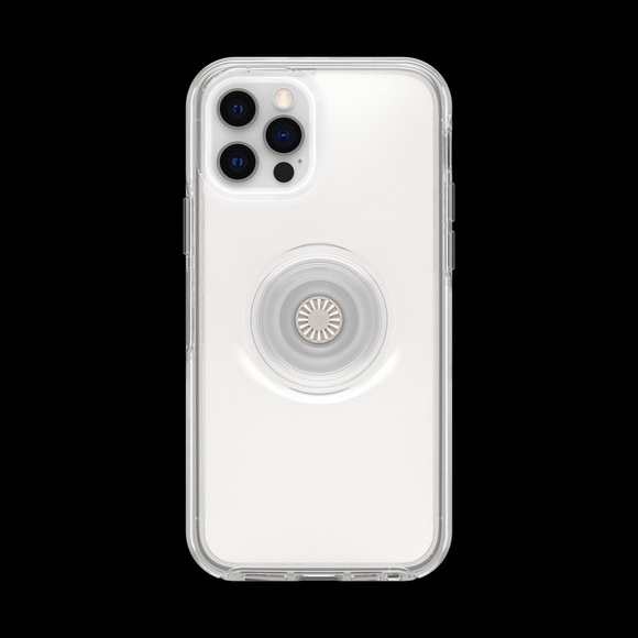 NWT OTTERBOX + PopSocket iPhone 12 Pro Max Symmetry case, Clear - Picture 2 of 12
